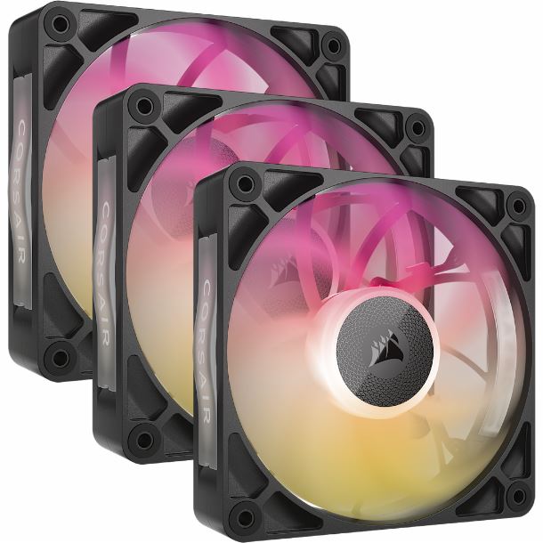 KIT 3 FAN COOLER 120MM CORSAIR ICUE LINK RX120 MAX RGB CO-9051034-WW