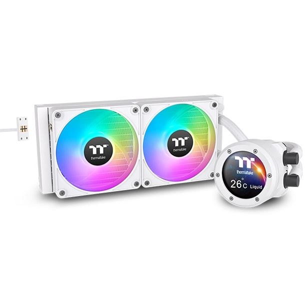 WATERCOOLER 240MM THERMALTAKE TH240 V2 ULTRA EX ARGB SYNC AIO WHITE CL-W425-PL12SW-A