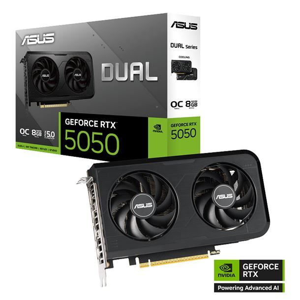 PLACA DE VIDEO GeForce RTX 5050 8GB ASUS DUAL OC EDITION