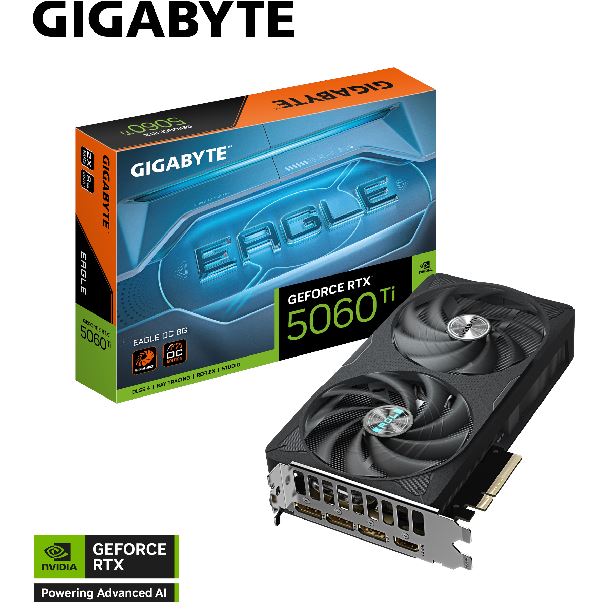 PLACA DE VIDEO GeForce RTX 5060 TI 8GB GIGABYTE EAGLE OC