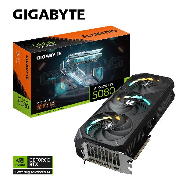 PLACA DE VIDEO GeForce RTX 5080 16GB GIGABYTE GAMING OC