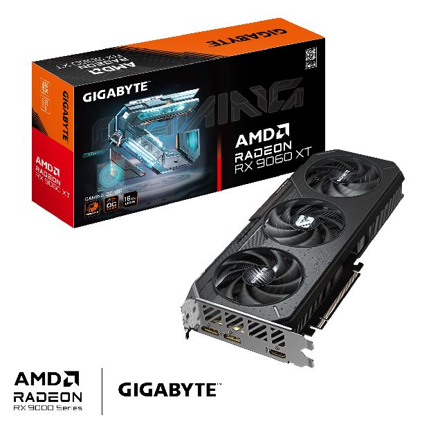 PLACA DE VIDEO RADEON RX 9060 XT 16GB GIGABYTE GAMING OC