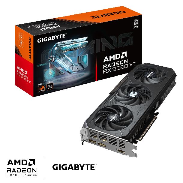 PLACA DE VIDEO RADEON RX 9060 XT 8GB GIGABYTE GAMING OC