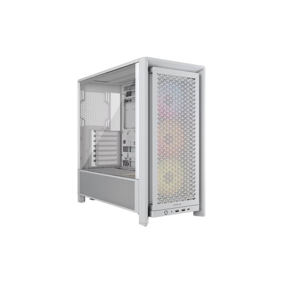 Gabinete Corsair 4000D FRAME RS ARGB Mid-Tower Fanx3 White