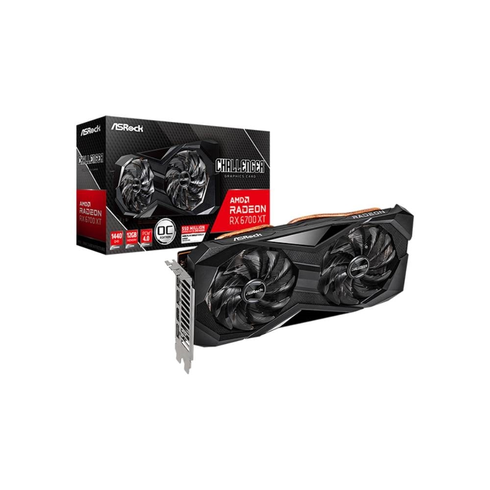 OUTLET PLACA DE VIDEO AMD RX 6700 XT 12GB ASROCK CHALLENGER (USADA)