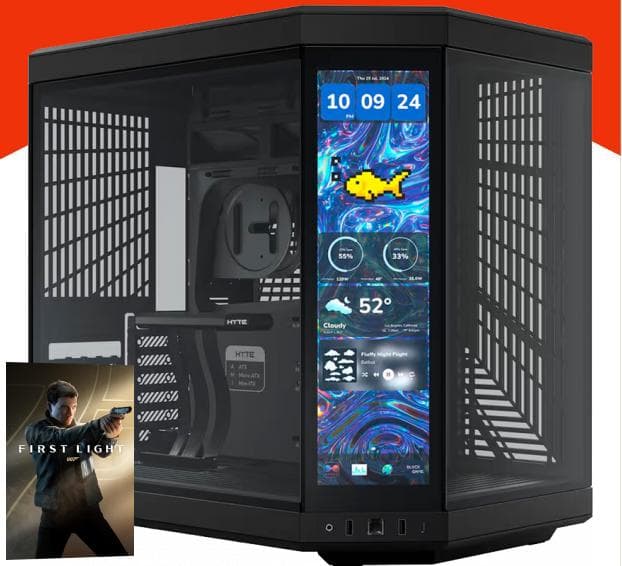 PC Gamer AMD Ryzen 7 9800X3D RTX 5070 Ti Y70 TOUCH BLACK B850-E 32GB 1TB SSD NVMe WIFI Water Cooler