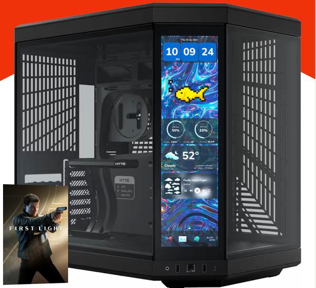 PC Gamer AMD Ryzen 7 9800X3D RTX 5070 Ti Y70 TOUCH BLACK B850-E 32GB 1TB SSD NVMe WIFI Water Cooler
