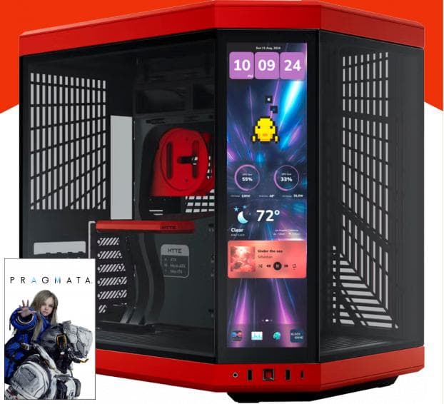 PC Gamer AMD Ryzen 7 9800X3D RTX 5070 Ti Y70 TOUCH CHERRY B850-E 32GB 1TB SSD NVMe WIFI Water Cooler