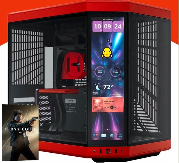 PC Gamer AMD Ryzen 7 9800X3D RTX 5070 Ti Y70 TOUCH CHERRY B850-E 32GB 1TB SSD NVMe WIFI Water Cooler