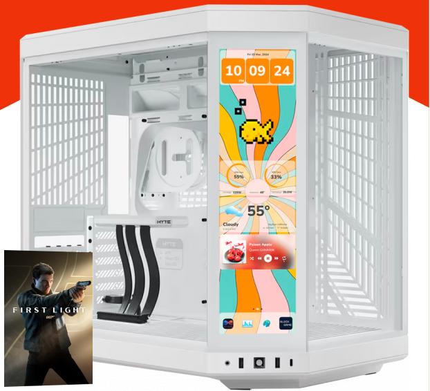 PC Gamer AMD Ryzen 7 9800X3D RTX 5070 Ti Y70 TOUCH SNOW B850-E 32GB 1TB SSD NVMe WIFI Water Cooler