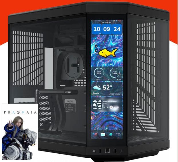 PC Gamer AMD Ryzen 7 9800X3D RTX 5080 Y70 TOUCH BLACK X870 32GB 1TB SSD NVMe WIFI Water Cooler