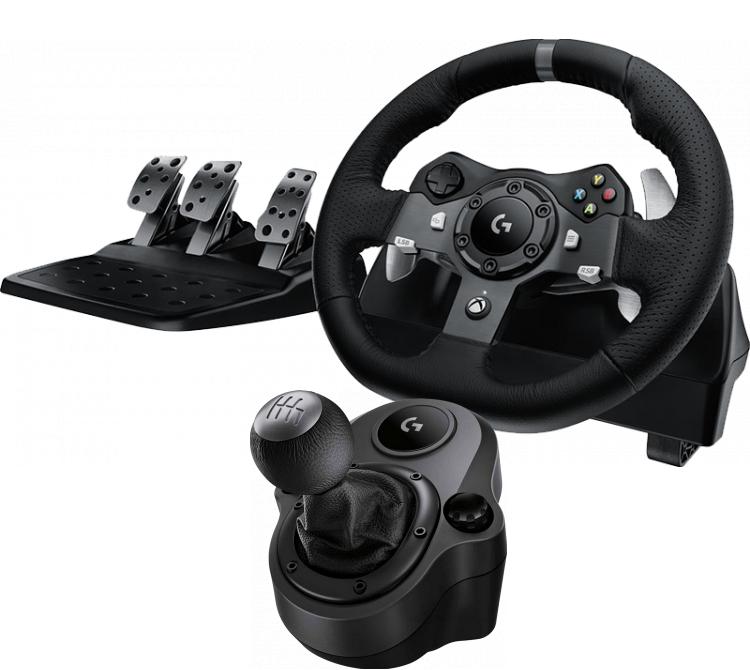 Volante Logitech G920 Force Feedback Driving PC/XBOX S/X/One + Palanca