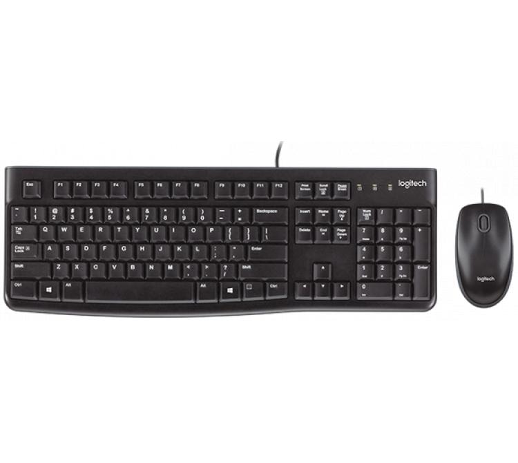 Combo Logitech Teclado + Mouse MK120 USB