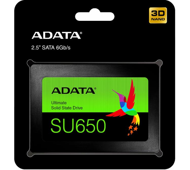 Disco Sólido SSD Adata 256GB SU650SS 520MB/s
