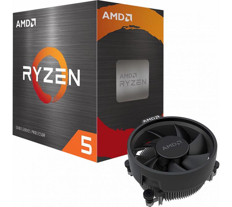 Procesador AMD Ryzen 5 5500 4.2GHz Turbo AM4 + Wraith Stealth Cooler