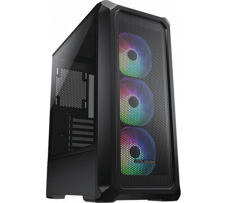 Gabinete Cougar Archon 2 Mesh ARGB 3x120mm ARGB Fans Black Vidrio Templado