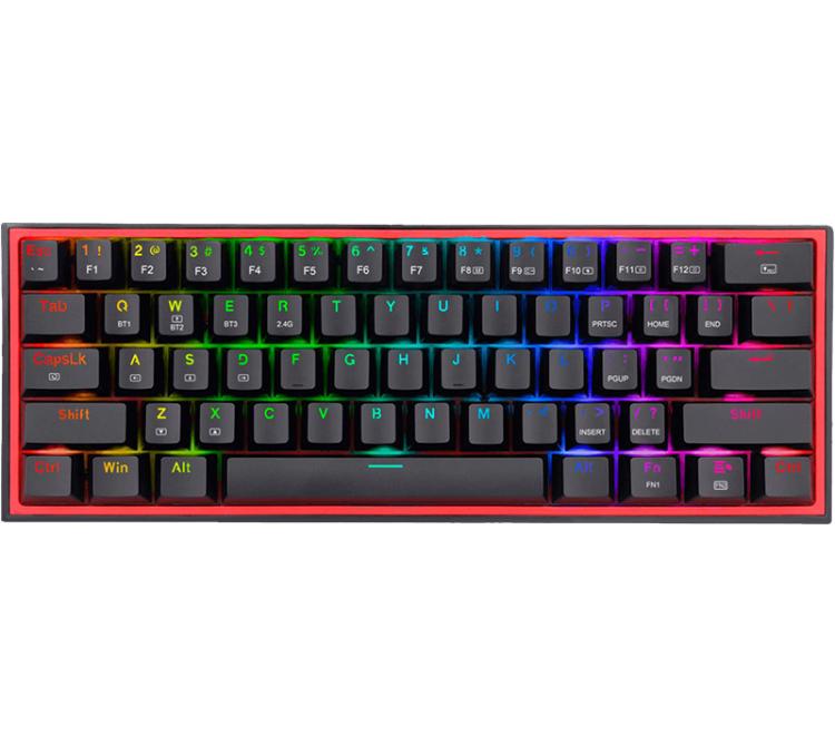 Teclado Mecanico Redragon Fizz Pro K616 Wireless RGB 60% Black