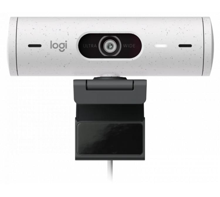 Webcam Logitech Brio 500 White FHD Rightlight 4K HDR 1080p/30fps 720/60fps