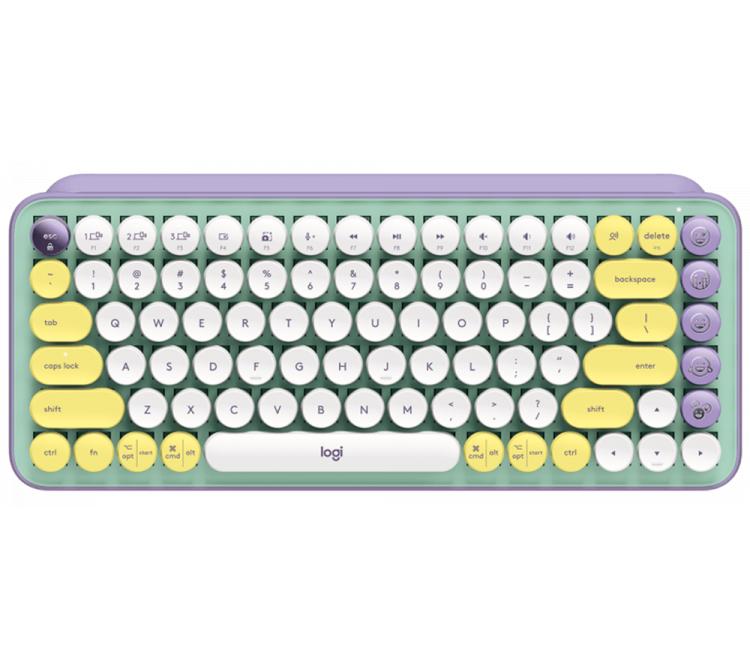 Teclado Mecanico Logitech POP Fresh Vibes Bluetooth 5.1 Iluminacion LED Bateria hasta 36 meses Windows/MAC