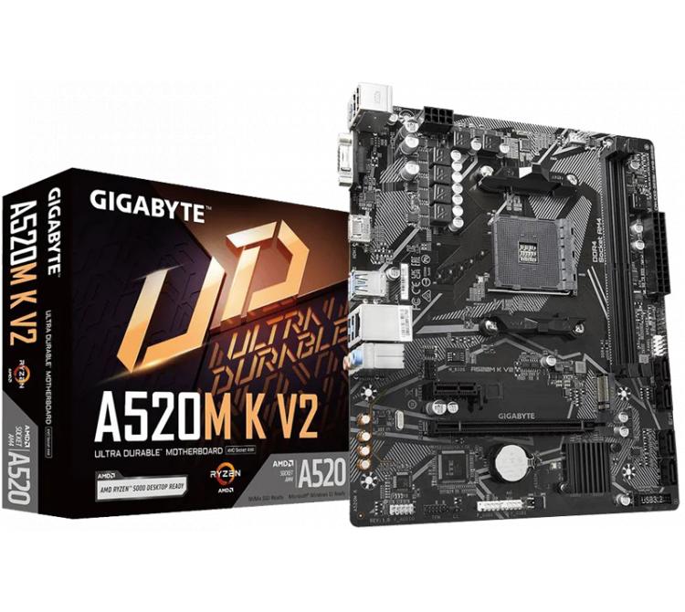 Mother Gigabyte A520M K V2 DDR4 AM4