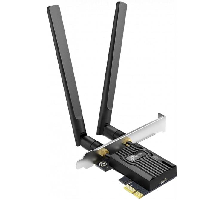 Placa de red TP-Link Archer TX55E AX3000 WIFI 6 + Bluetooth 5.2 Dual Band PCIe