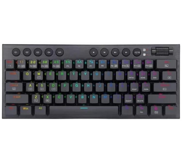 Teclado Mecanico Redragon Horus K632 Mini RGB Black Switch Red