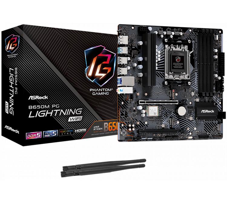 Mother Asrock B650M PG LIGHTNING WIFI AM5 DDR5
