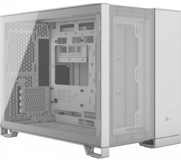Gabinete Corsair 2500D TG Airflow White Dual Chamber M-ATX