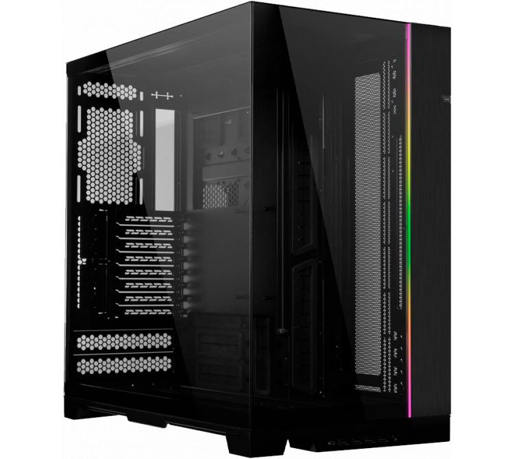 Gabinete Lian Li O11 Dynamic EVO XL Black ARGB Strip Dual Chamber Vidrio Templado 270° USB-C