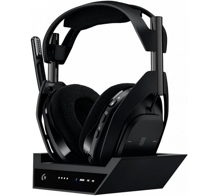 Auriculares Logitech Astro A50X Wireless Lightspeed 2.4Ghz Bluetooth Black PC/PS5/XBOX HDMI 2.1 24HS