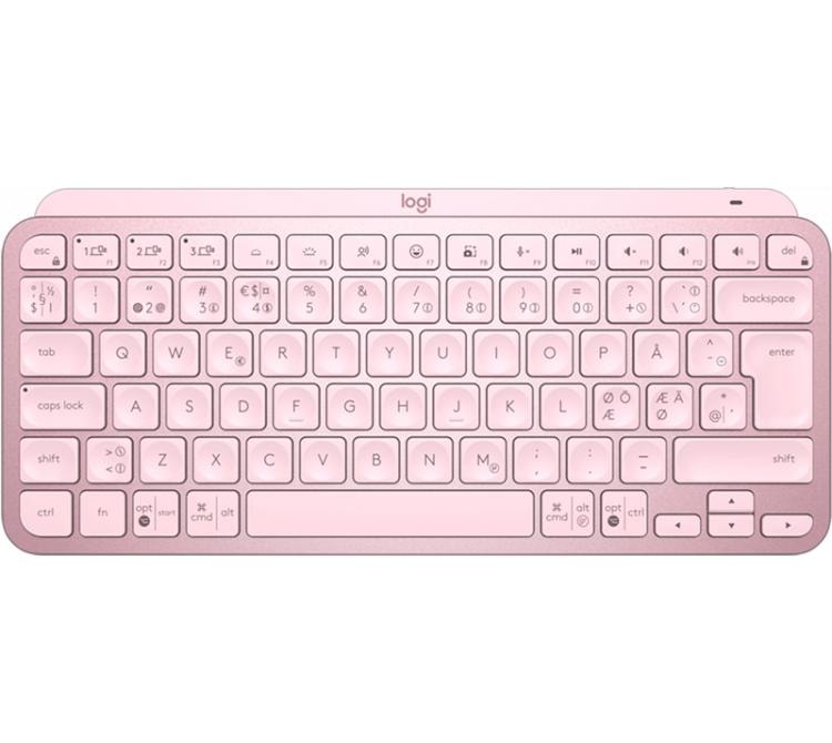 Teclado Logitech MX Keys Mini Rose Wireless Retroluminado