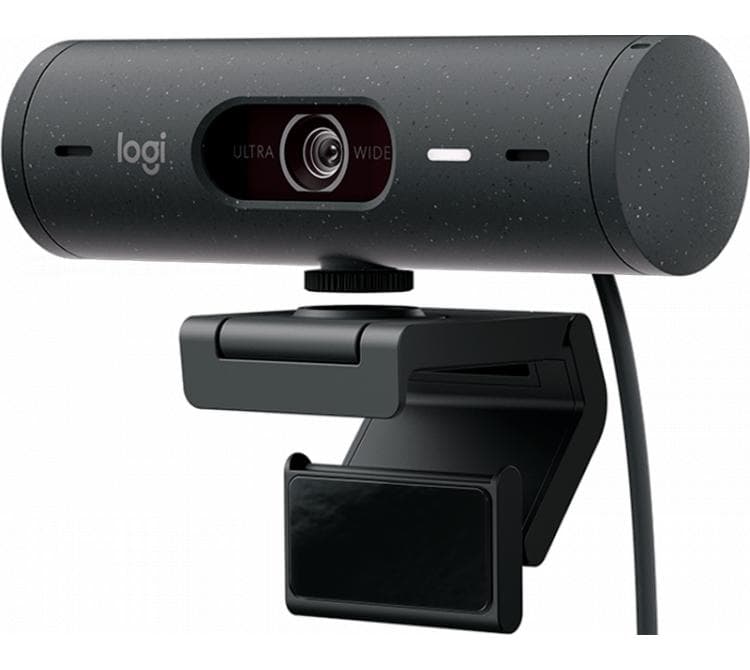 Webcam Logitech Brio 500 Black FHD Rightlight 4K HDR 1080p/30fps 720/60fps