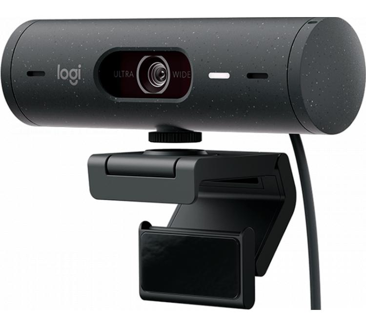 Webcam Logitech Brio 500 Black FHD Rightlight 4K HDR 1080p/30fps 720/60fps