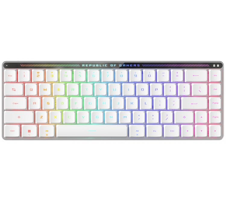 Teclado Mecanico ASUS ROG Strix M603 Falchion Wireless 2.4Ghz Bluetooth RGB Swtich RX Blue
