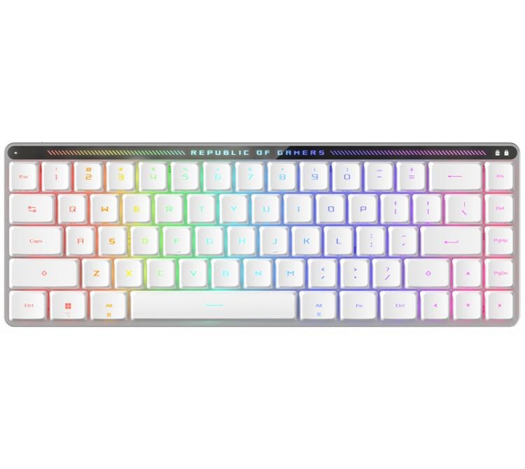 Teclado Mecanico ASUS ROG Strix M603 Falchion Wireless 2.4Ghz Bluetooth RGB Swtich RX Blue