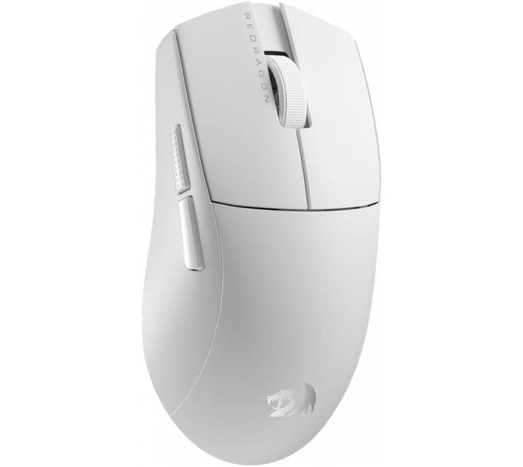 Mouse Redragon King PRO M916 4K Wireless 2.4Ghz Bluetooth White USB-C 50g