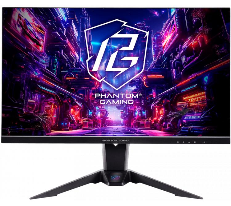 Monitor Gamer AsRock Phantom PG27QFT2A 27" QHD IPS 1440p 180Hz FreeSync Antena WiFi Integrada Base Regulable