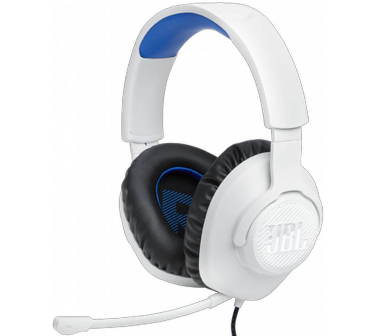 Auriculares JBL QUANTUM 100P Jack 3.5 PC/PS5/Nintendo White
