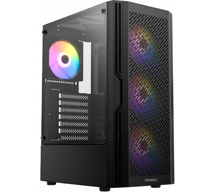 Gabinete Antec AX20 ELITE RGB Black Mesh 4x120mm RGB Fijo Fans Vidrio Templado