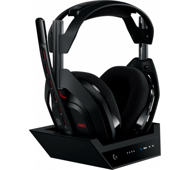 Auriculares Logitech Astro A50 Wireless Bluetooth Lighstpeed Black PC/PS5/SWITCH HDMI 2.1 GEN 5