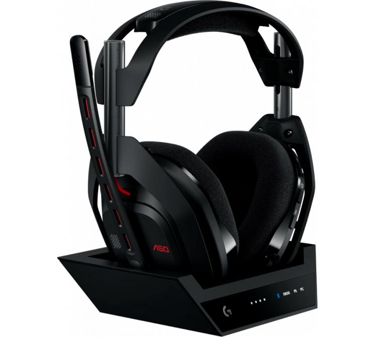 Auriculares Logitech Astro A50 Wireless Bluetooth Lighstpeed Black PC/PS5/SWITCH HDMI 2.1 GEN 5