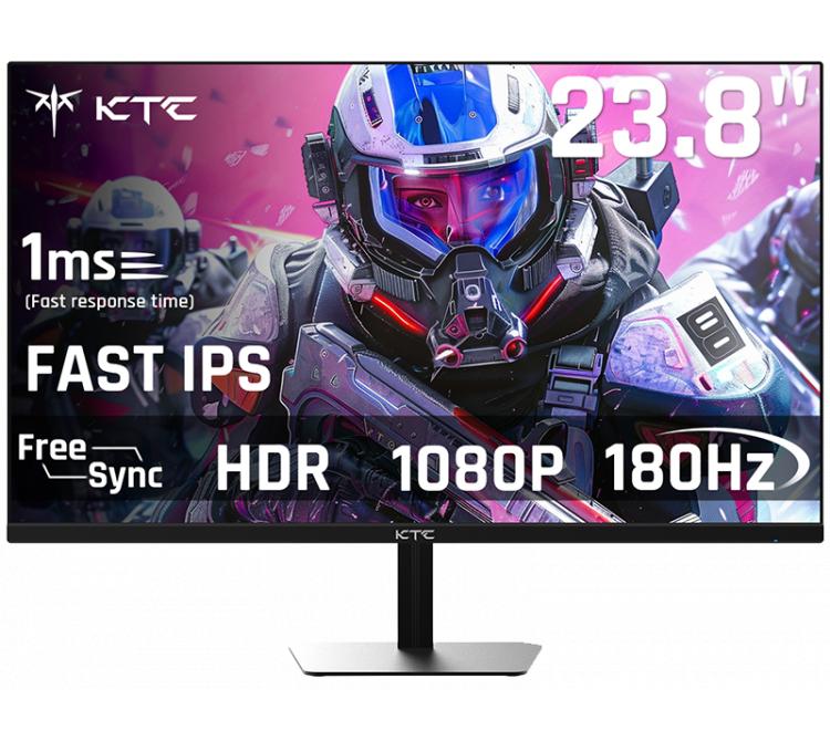 Monitor Gamer KTC 24GR680 24" FHD Fast IPS 180Hz FreeSync Premium G-SYNC Compatible