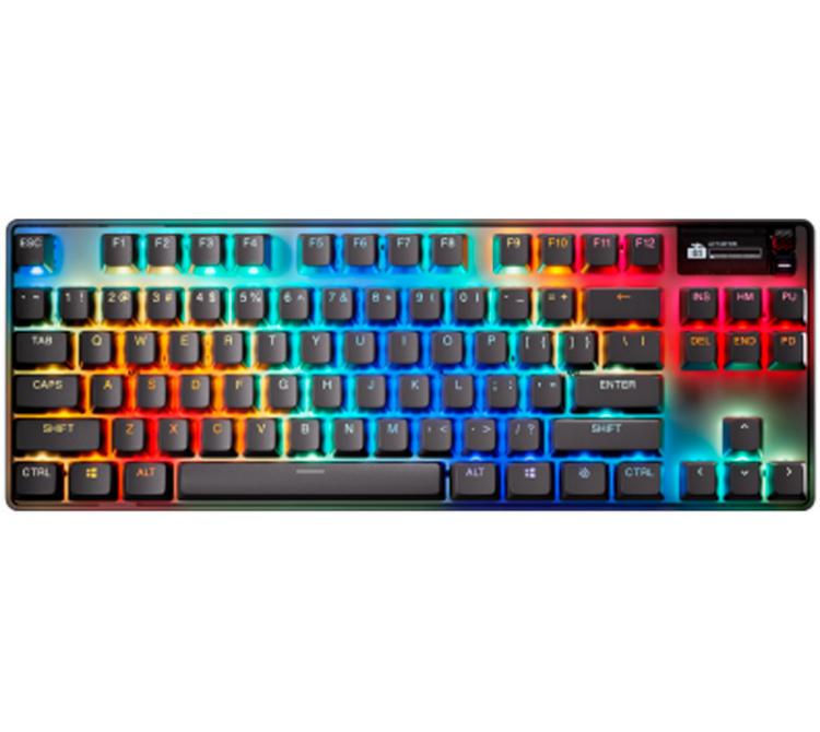 Teclado Hipermagnético Steel Series Apex PRO TKL 3 Black RGB Omnipoint 3.0 Hall Effect
