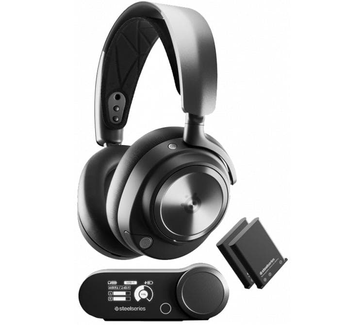 Auriculares SteelSeries Arctis Nova PRO Dualconnect Wireless 2.4Ghz Bluetooth Infinity Power System 44Hs Hot-swap PC/PS/MAC/Switch