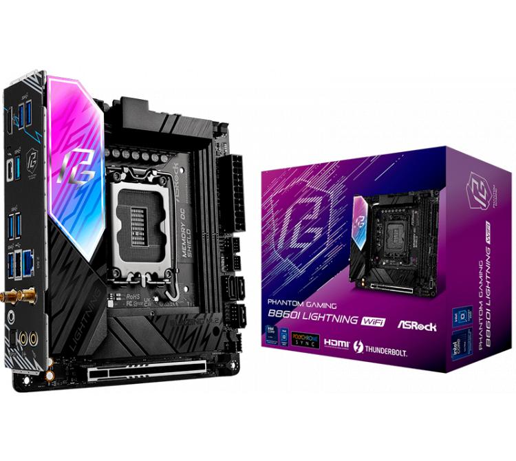 Mother Asrock B860I LIGHTNING WIFI LGA1851 DDR5 ITX