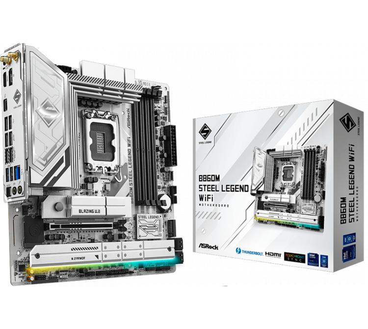 Mother Asrock B860M STEEL LEGEND WIFI LGA1851 DDR5