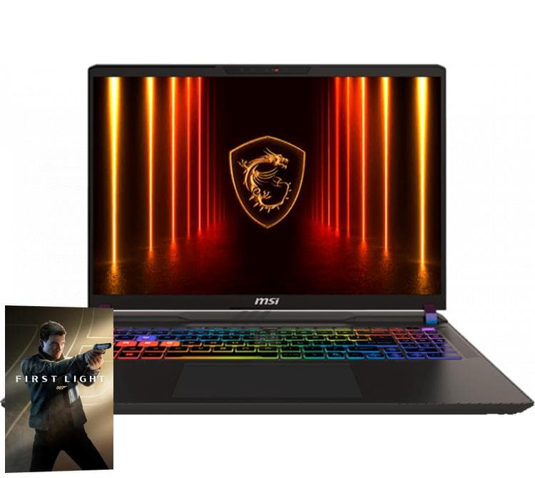 Notebook MSI Vector 16 HX AI 16" Intel Core Ultra 7 255HX 16GB DDR5 SSD 512GB RTX 5070 Ti Win11 A2XWHG-061US