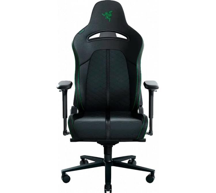 Silla Gamer Razer Enki X Negro y Verde Essential Confort (Peso MAX. 136Kg)