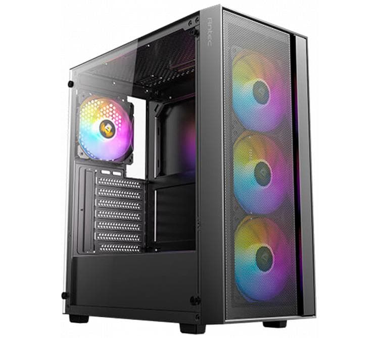 Gabinete Antec AX65 ELITE ARGB Black Mesh 4x120mm ARGB Fans Vidrio Templado