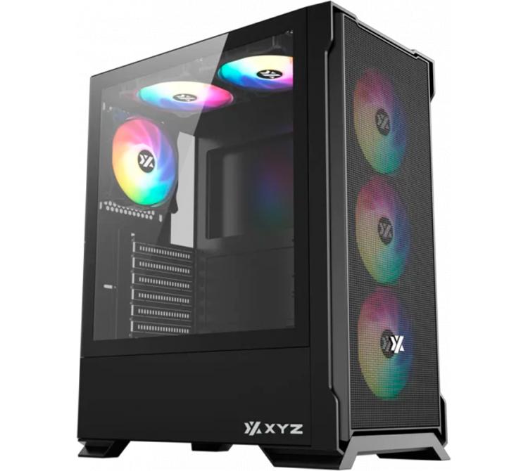 Gabinete XYZ Airone 300-X Mesh 6x120mm ARGB Fans USB-C Vidrio Templado
